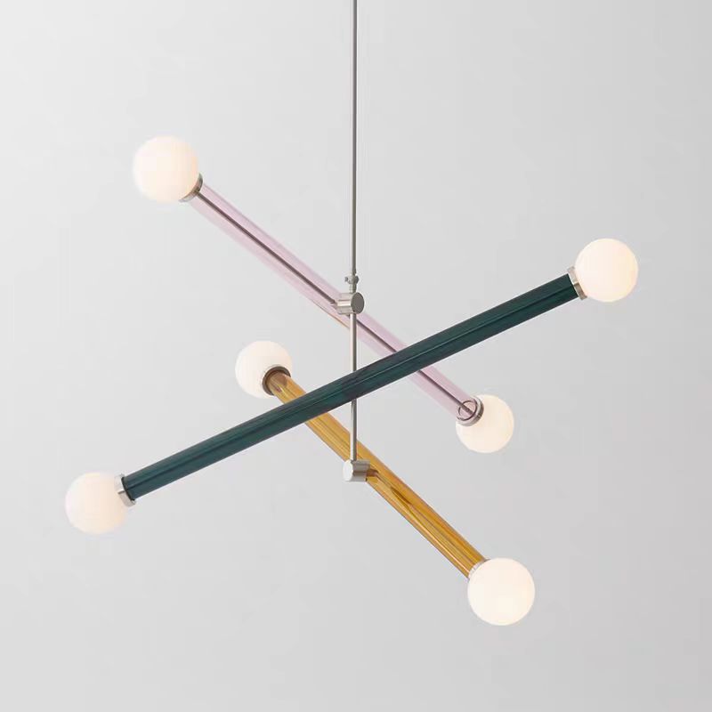 Lustre à pétales pour chambre
