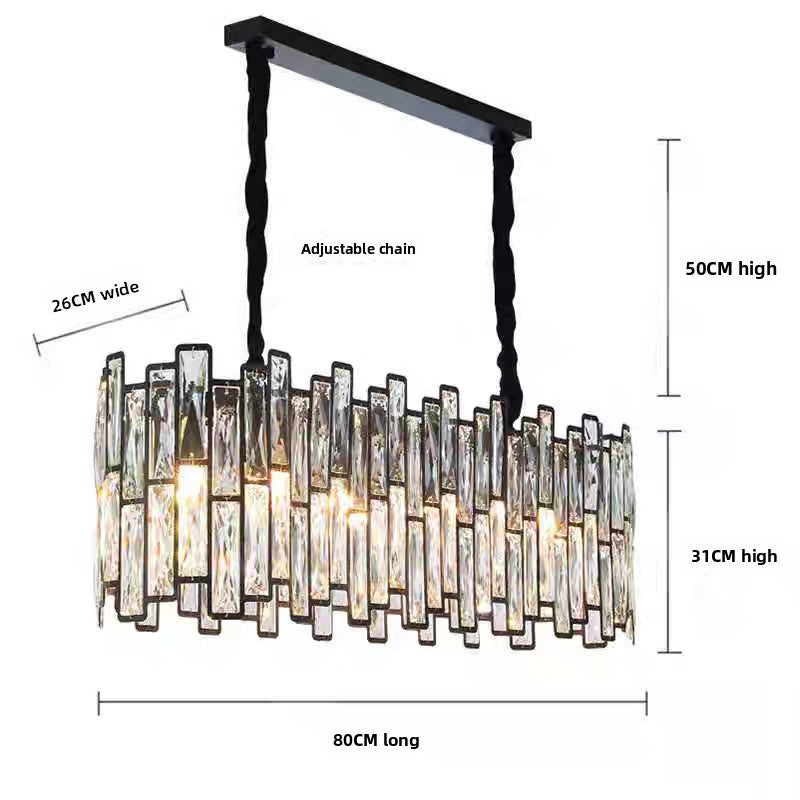 Lustre en cristal pour salon
