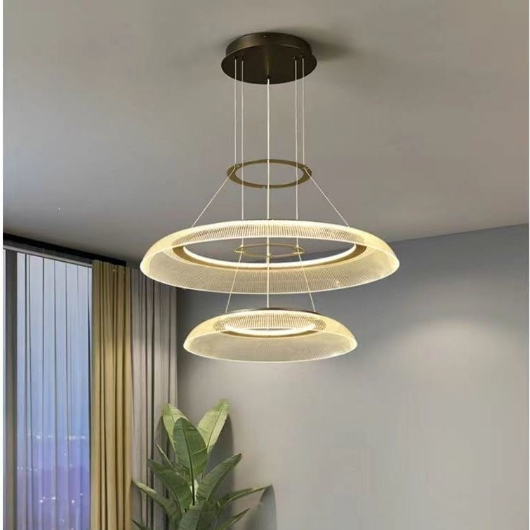 Lustre circulaire nordique ajustable