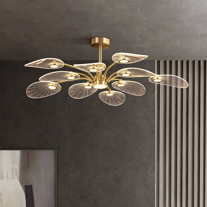 Lustre à pétales pour chambre