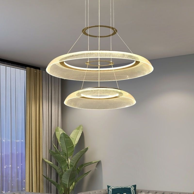 Lustre circulaire nordique ajustable