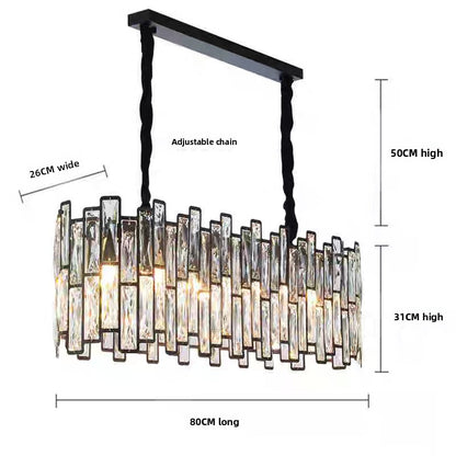 Lustre en cristal pour salon