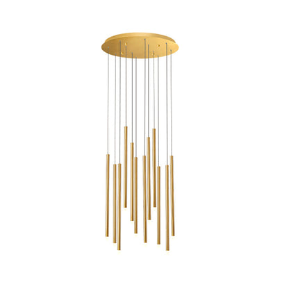 Lustre long LED pour escalier
