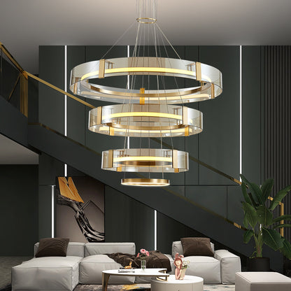 Lustre en cuivre, finitions émail, diamant ou ambre